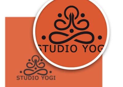 Шаблон визитки Studio Yogi