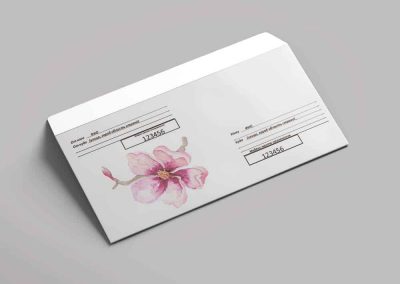 Шаблоны почтовых конвертов DL/65 для распечатки на принтере
